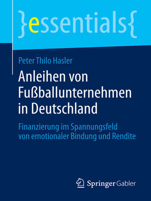 cover image of Anleihen von Fußballunternehmen in Deutschland